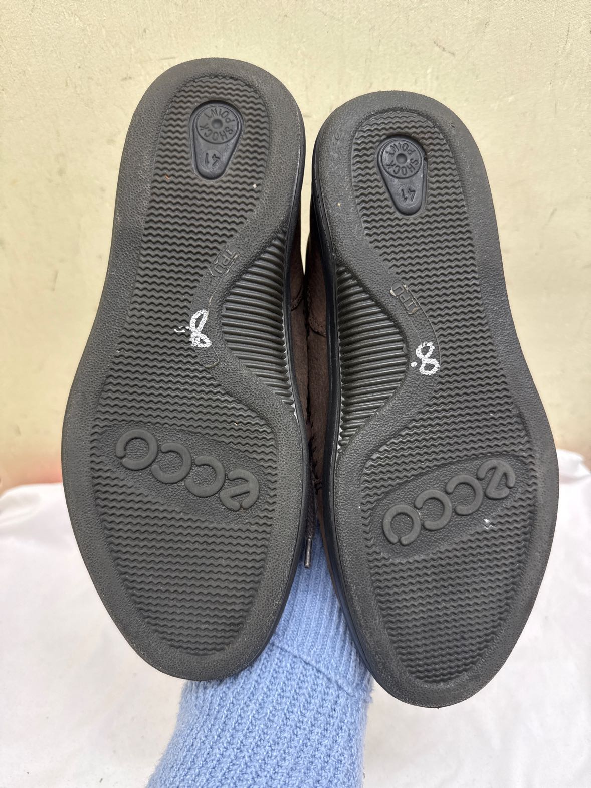 Ecco Men's Size 41 = 10-1/2 Brown Shoes