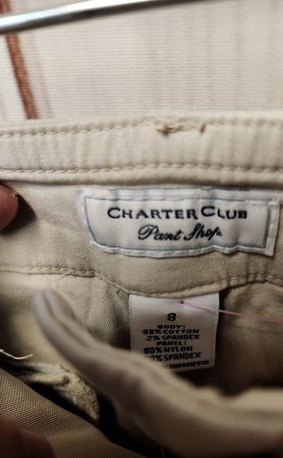 Charter Club Women's Size 8 Beige Shorts