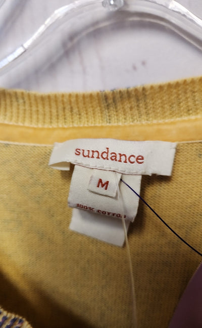 Sundance Women's Size M Yellow Cardigan