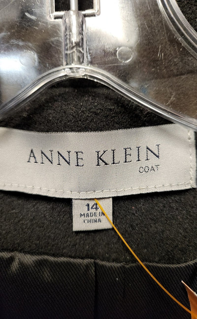 Anne Klein Women's Size 14 Black Coat
