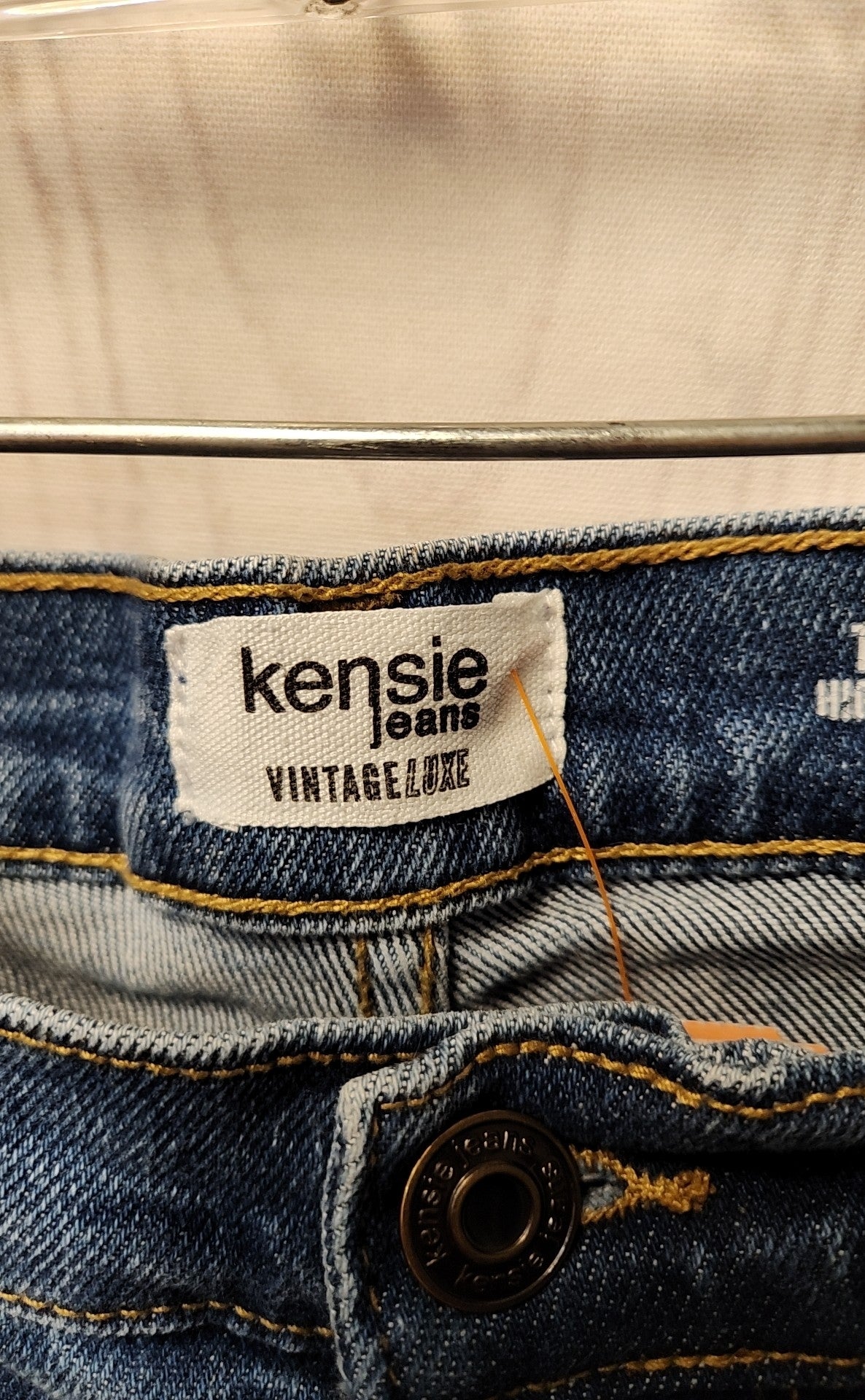Kensie Women's Size 31 (11-12) Blue Jeans The Kelsey High Rise Skinny