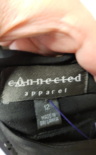 Connected Women's Size 12 Black Dress