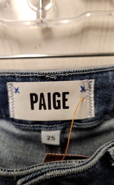 Paige Women's Size 25 (0) Blue Jeans