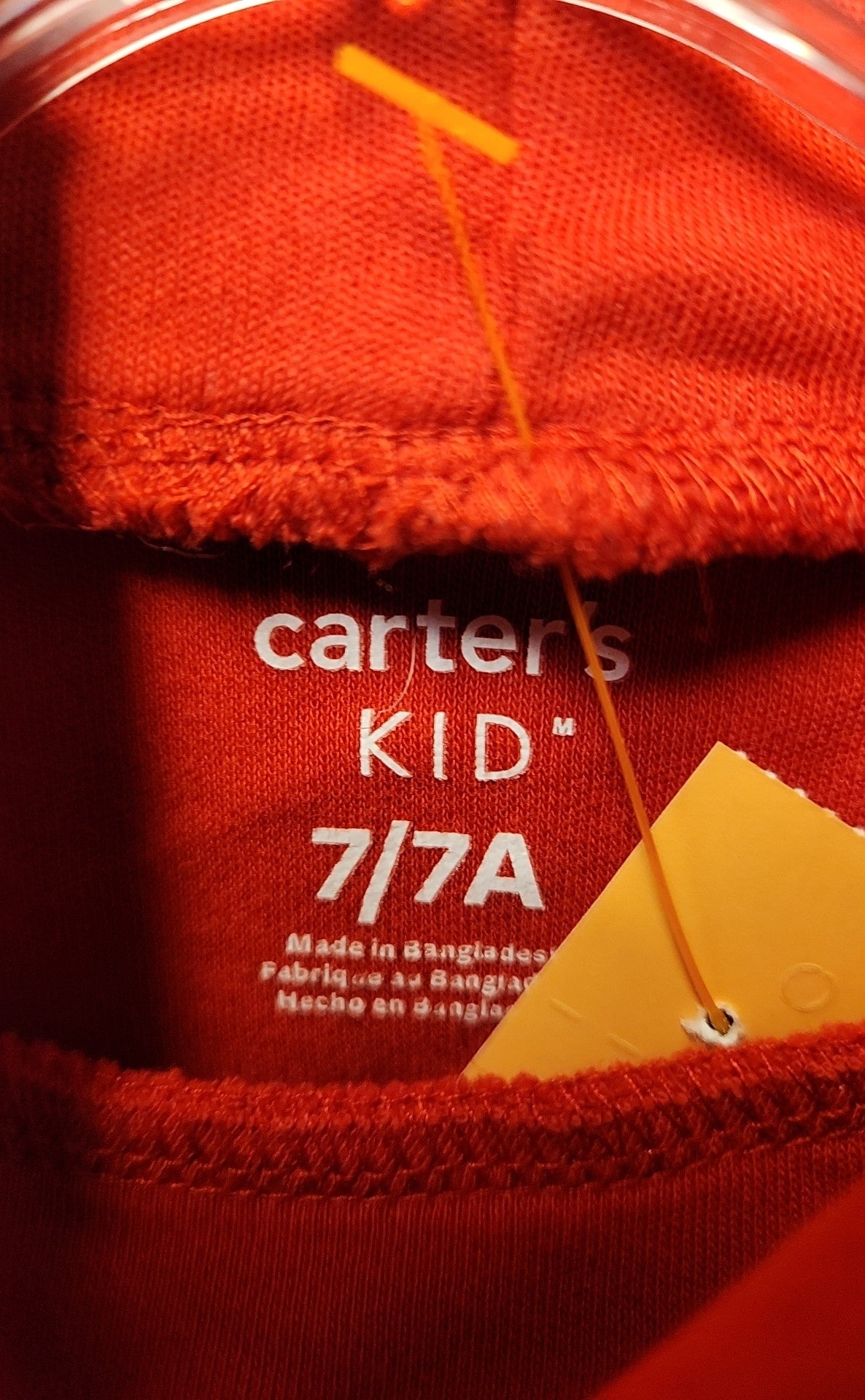 Carters Boy's Size 7 Red Shirt
