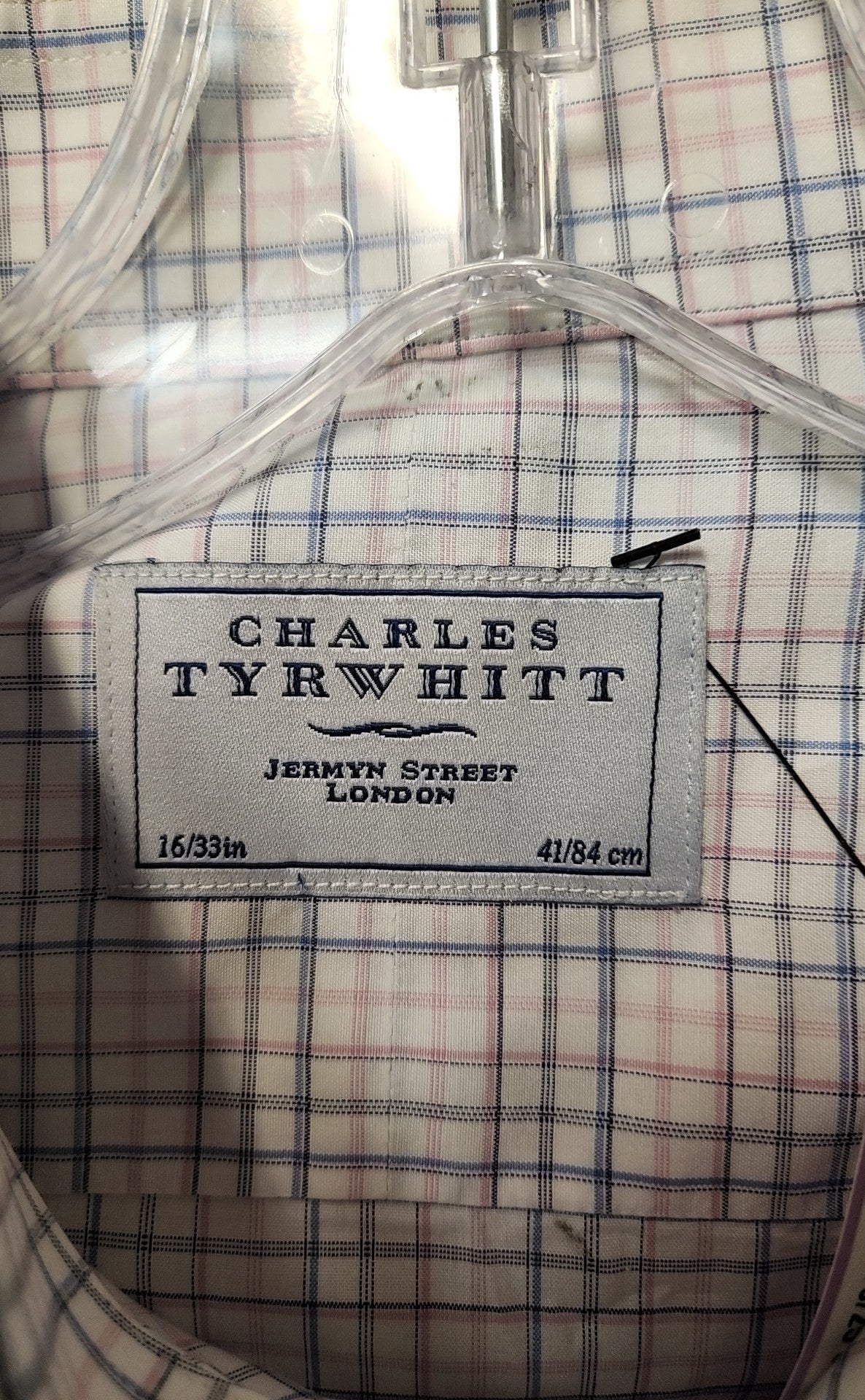 Charles Tyrwhitt Men's Size L White Shirt