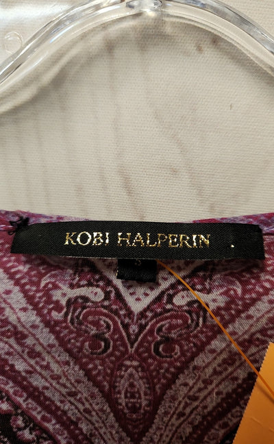Kobi Halperin Women's Size S Purple Floral Dress