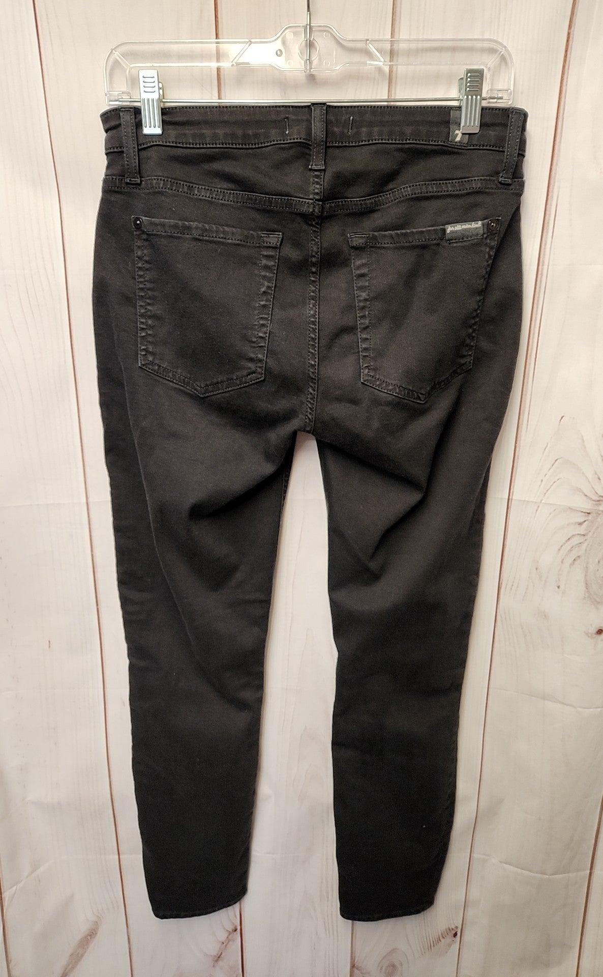 7 For All Mankind Women's Size 28 (5-6) Black Jeans