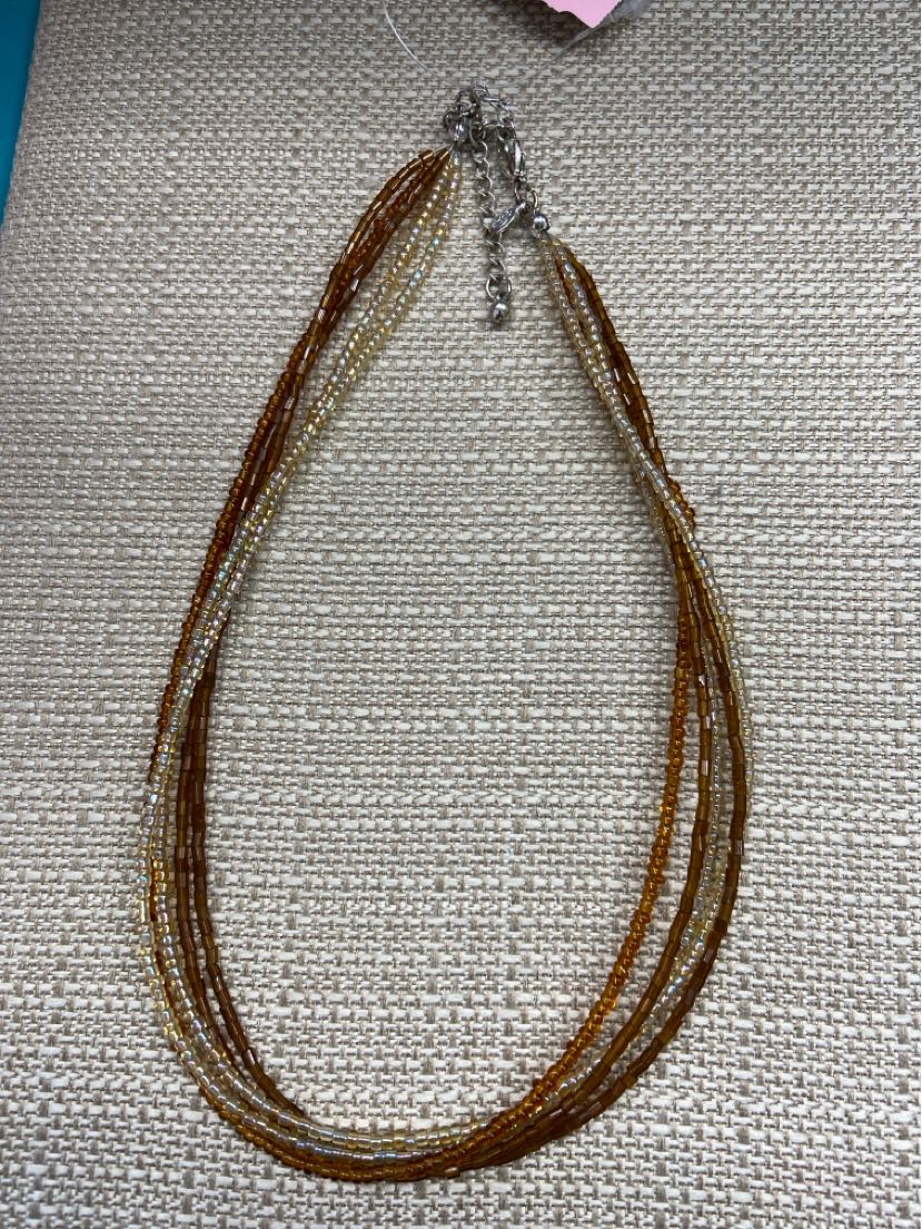 Brown Beaded Necklace