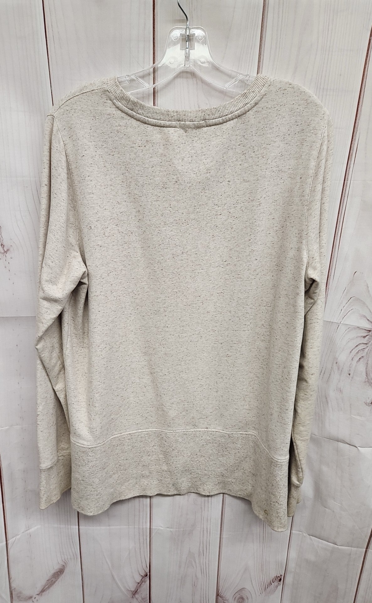 LL Bean Women's Size M Beige Sweatshirt