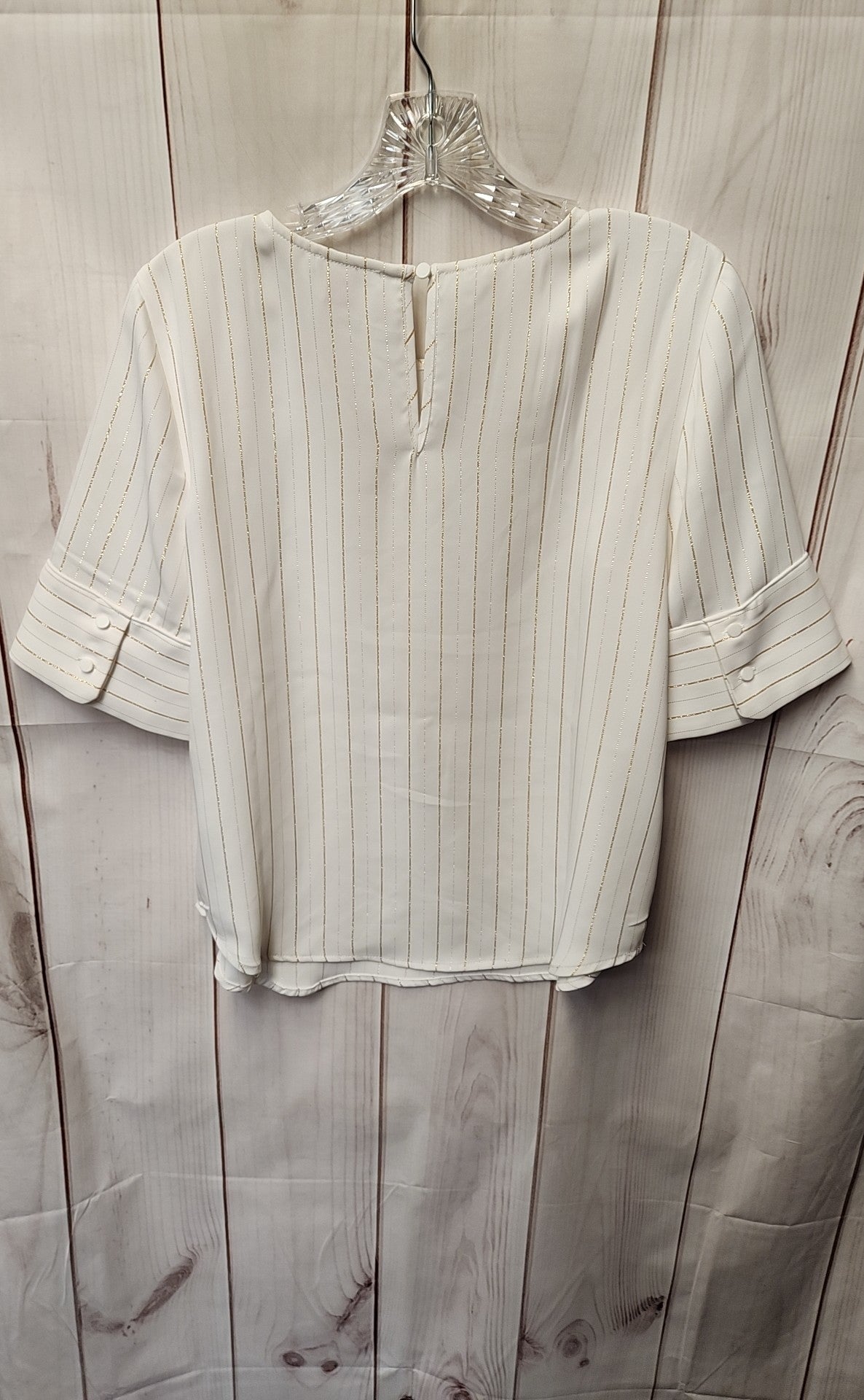 Vince Camuto Women's Size XS White Short Sleeve Top