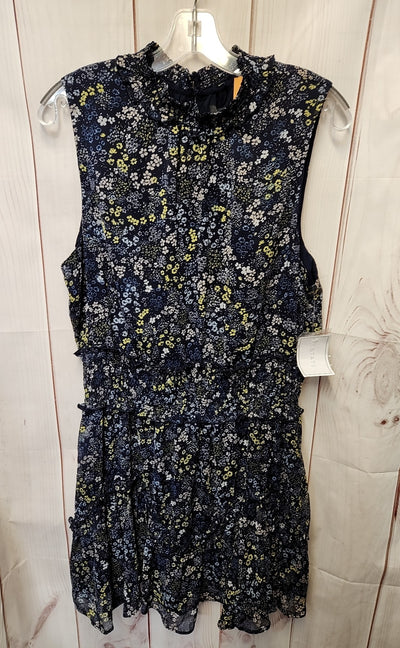 NWT 1. State Women's Size XL Navy Floral Dress