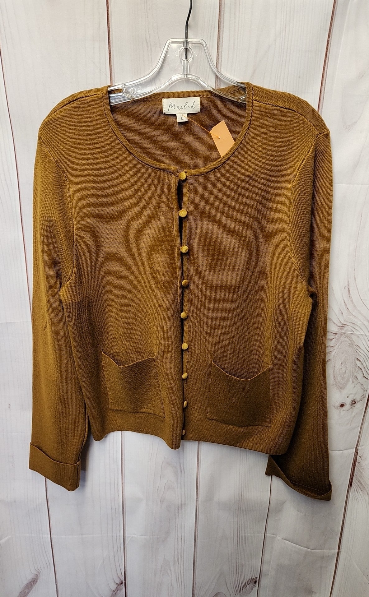 Marled Women's Size L Brown Cardigan