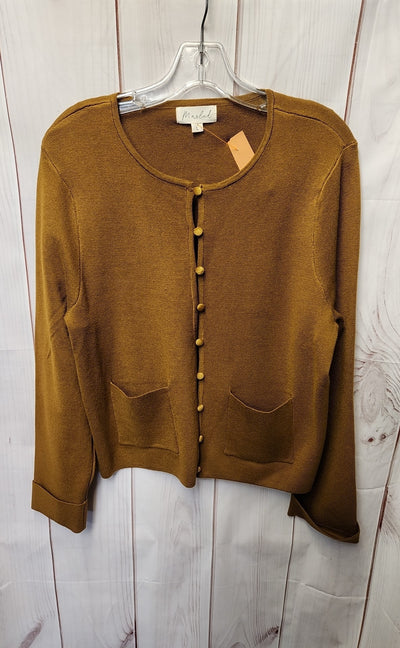 Marled Women's Size L Brown Cardigan