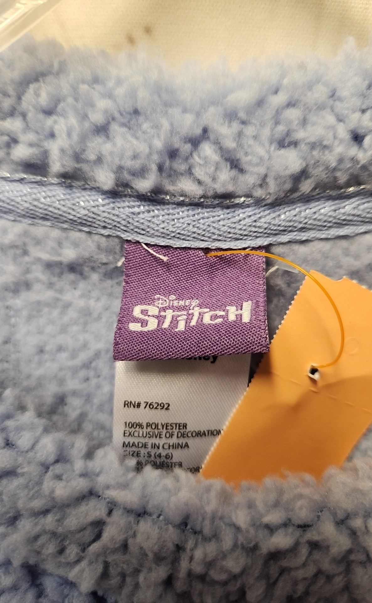 Disney Women's Size S Light Blue Sweatshirt