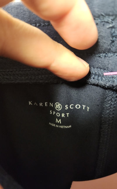 Karen Scott Women's Size M Navy Skirt