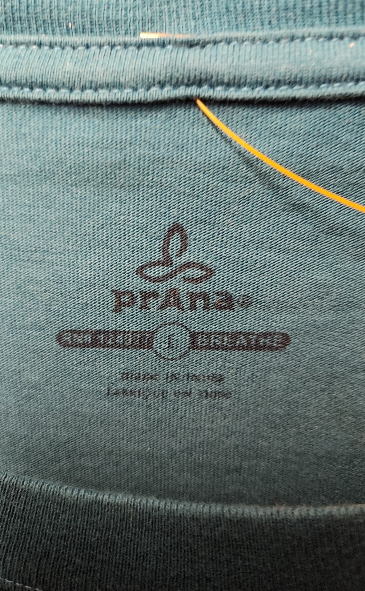 Prana Men's Size L Teal Shirt