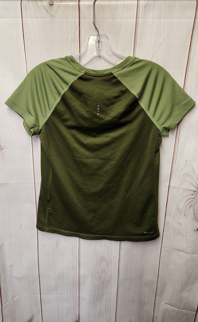 Nike Women's Size M Green Short Sleeve Top