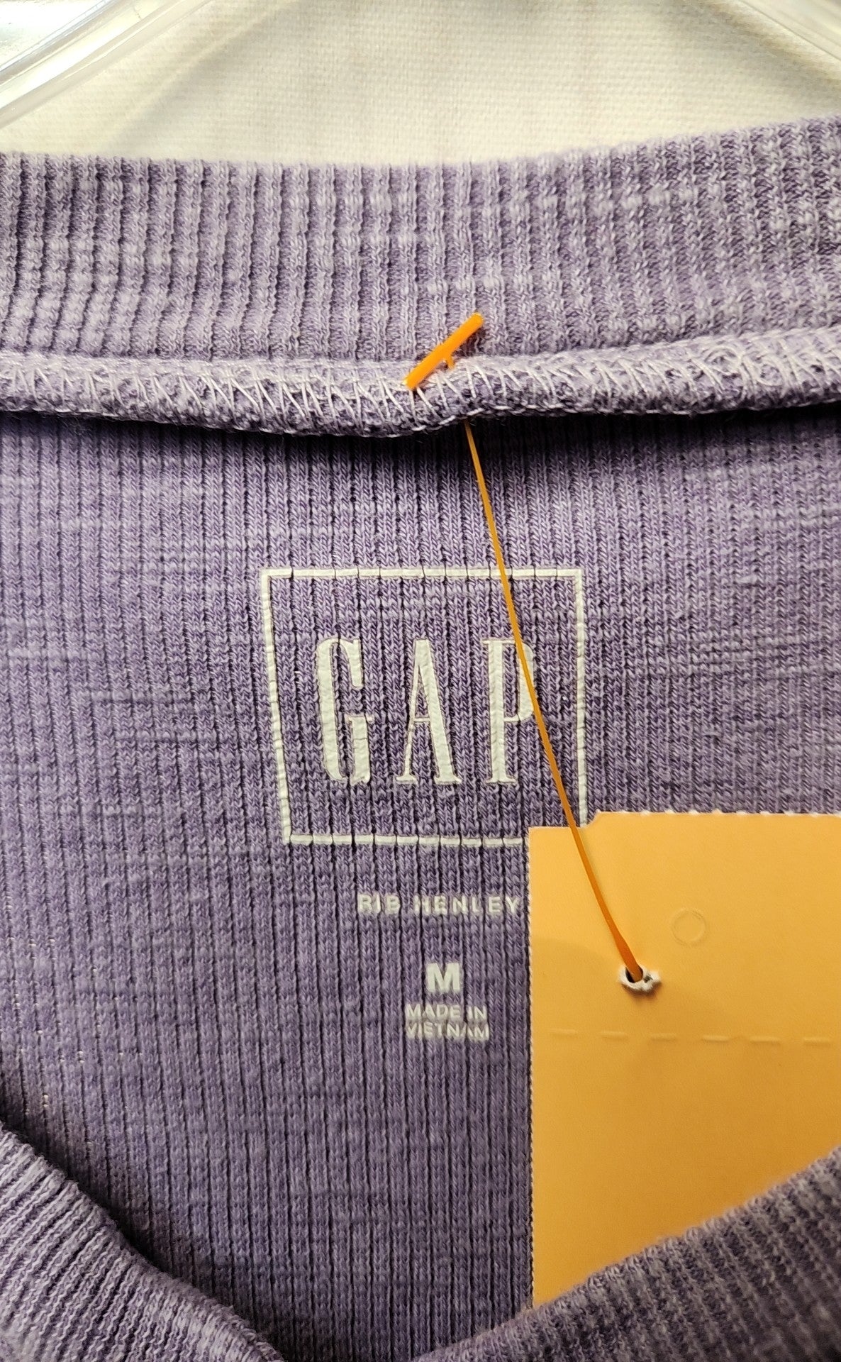 Gap Women's Size M Purple Long Sleeve Top