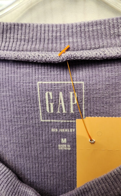 Gap Women's Size M Purple Long Sleeve Top