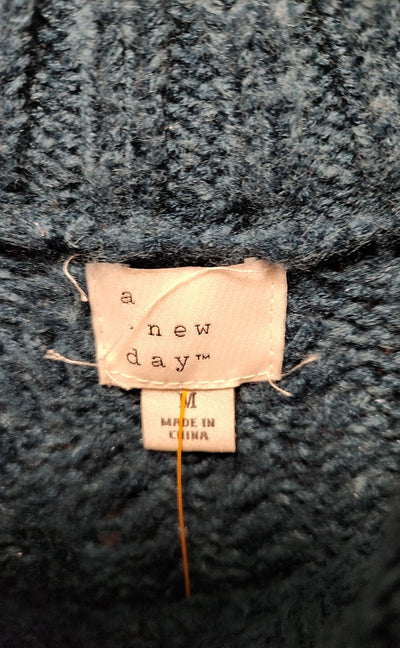 A New Day Women's Size M Teal Sweater