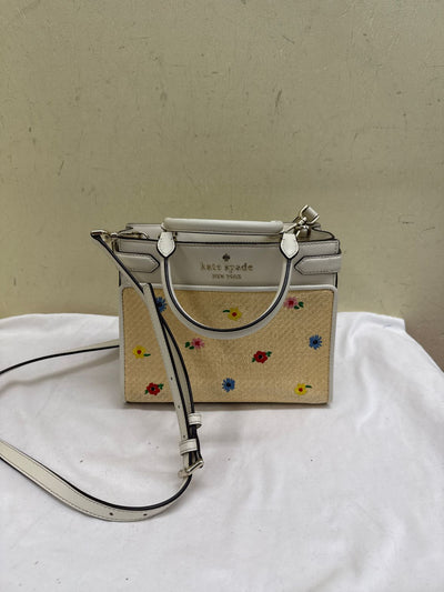 Kate Spade Staci Garden Bouquet White Purse Bag