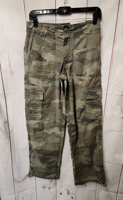 NWT American Eagle Women's Size 000 Green Camo Pants Baggy Jogger