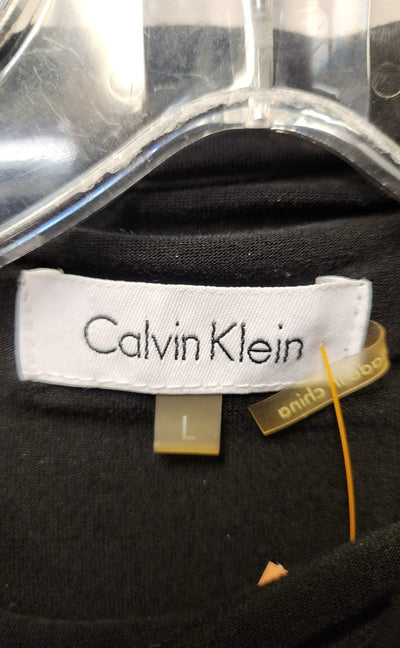 Calvin Klein Women's Size L Black Long Sleeve Top