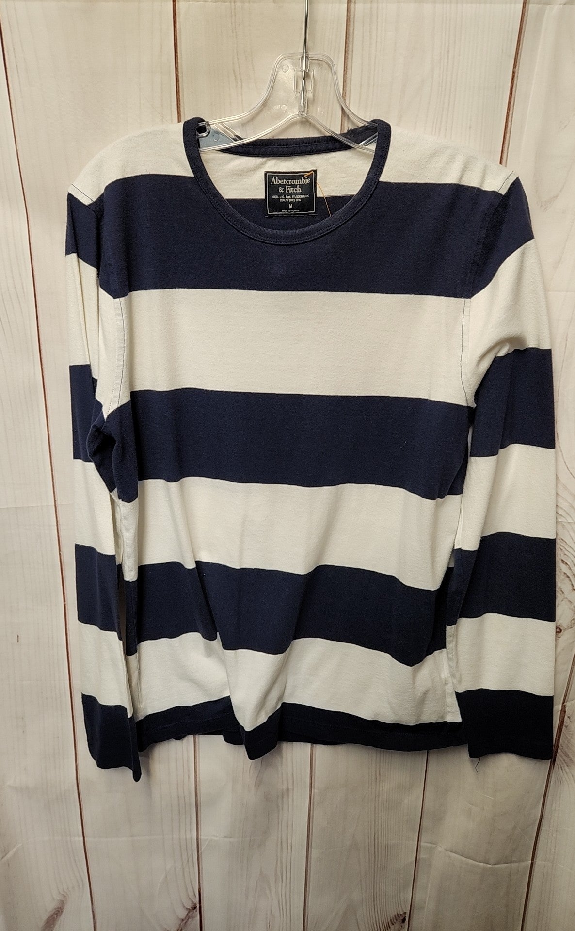 Abercrombie & Fitch Men's Size M Blue & White Shirt