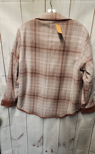 Love Tree Women's Size L Pink Corduroy Reversible Jacket