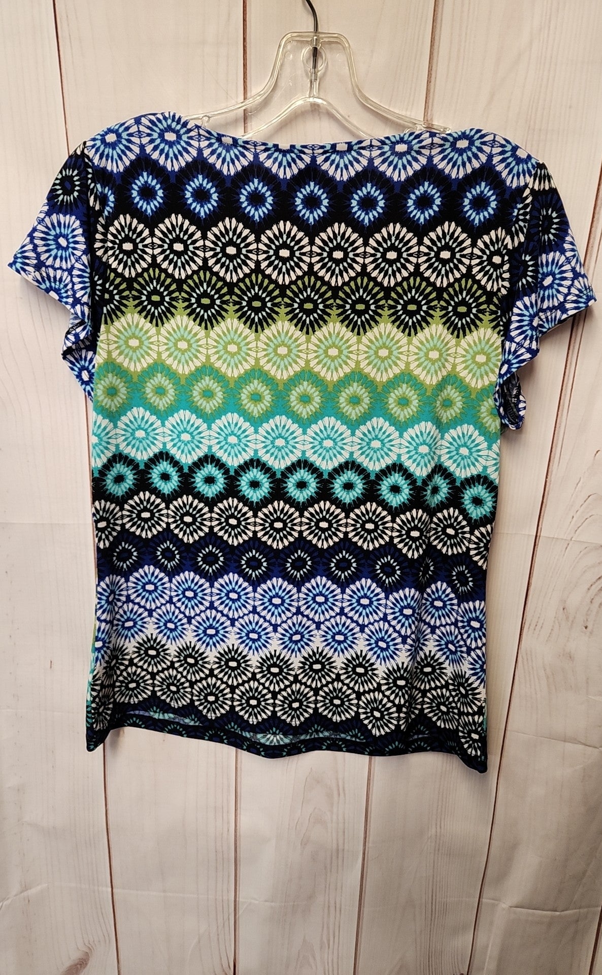 East 5th Women's Size M Blue Short Sleeve Top