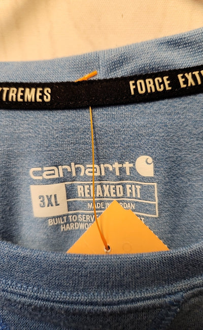 Carhartt Men's Size 3X Blue Shirt