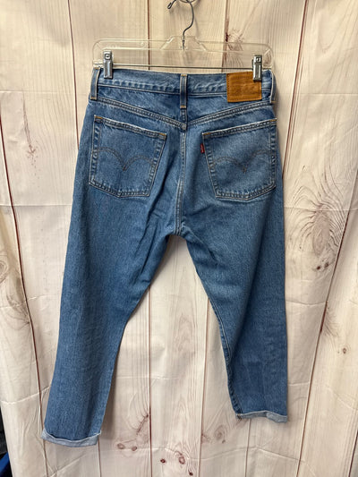 Levis Women's Size 28 (5-6) Blue Jeans Wedgie