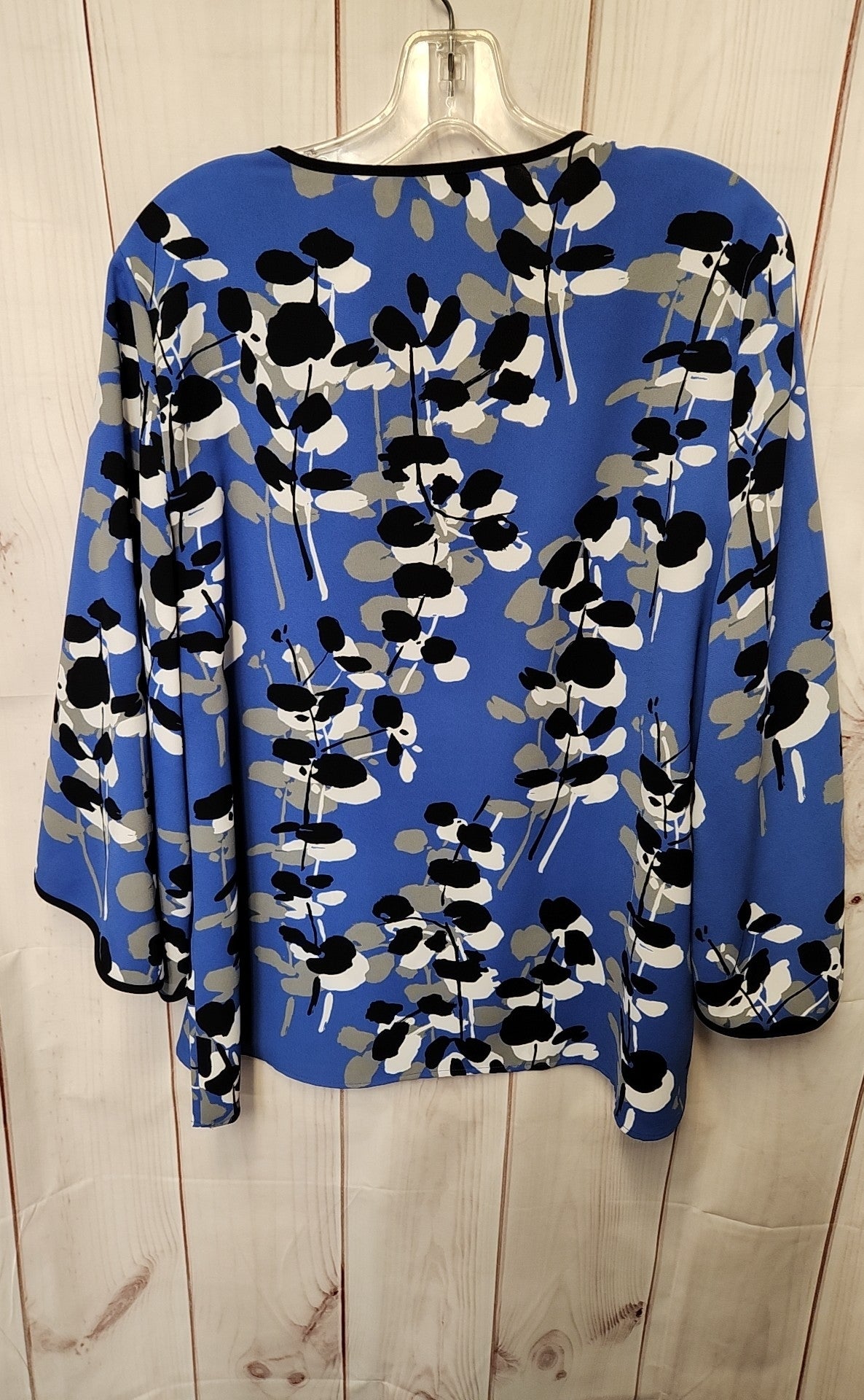 Alfani Women's Size 12 Blue 3/4 Sleeve Top