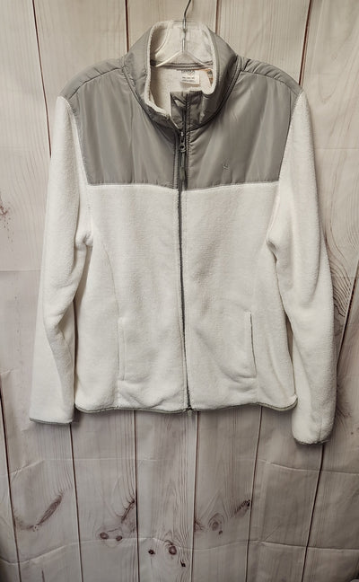 Danskin Women's Size XXL White & Gray Jacket