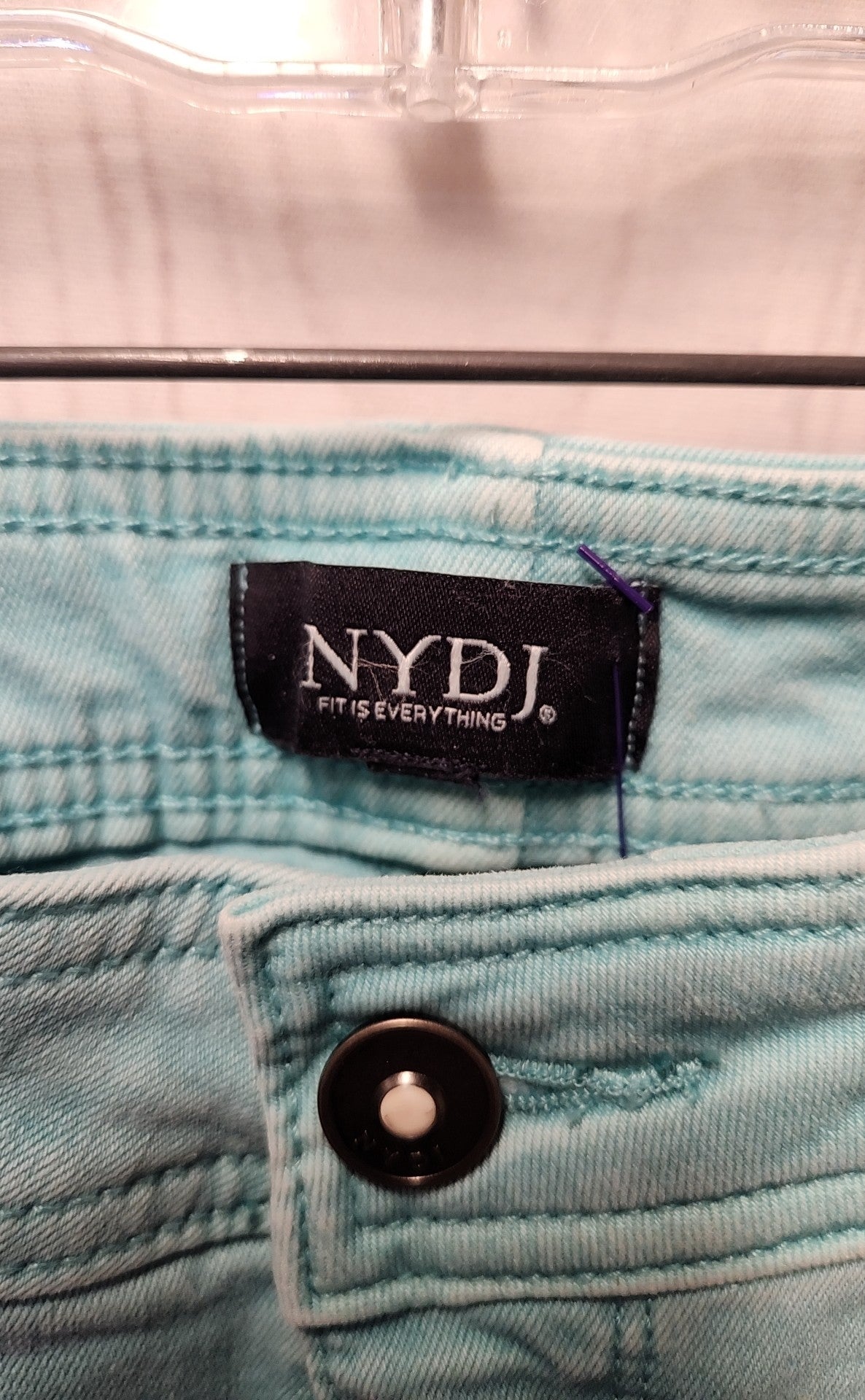 NWT NYDJ Women's Size 16 Light Blue Pants Marilyn Straight