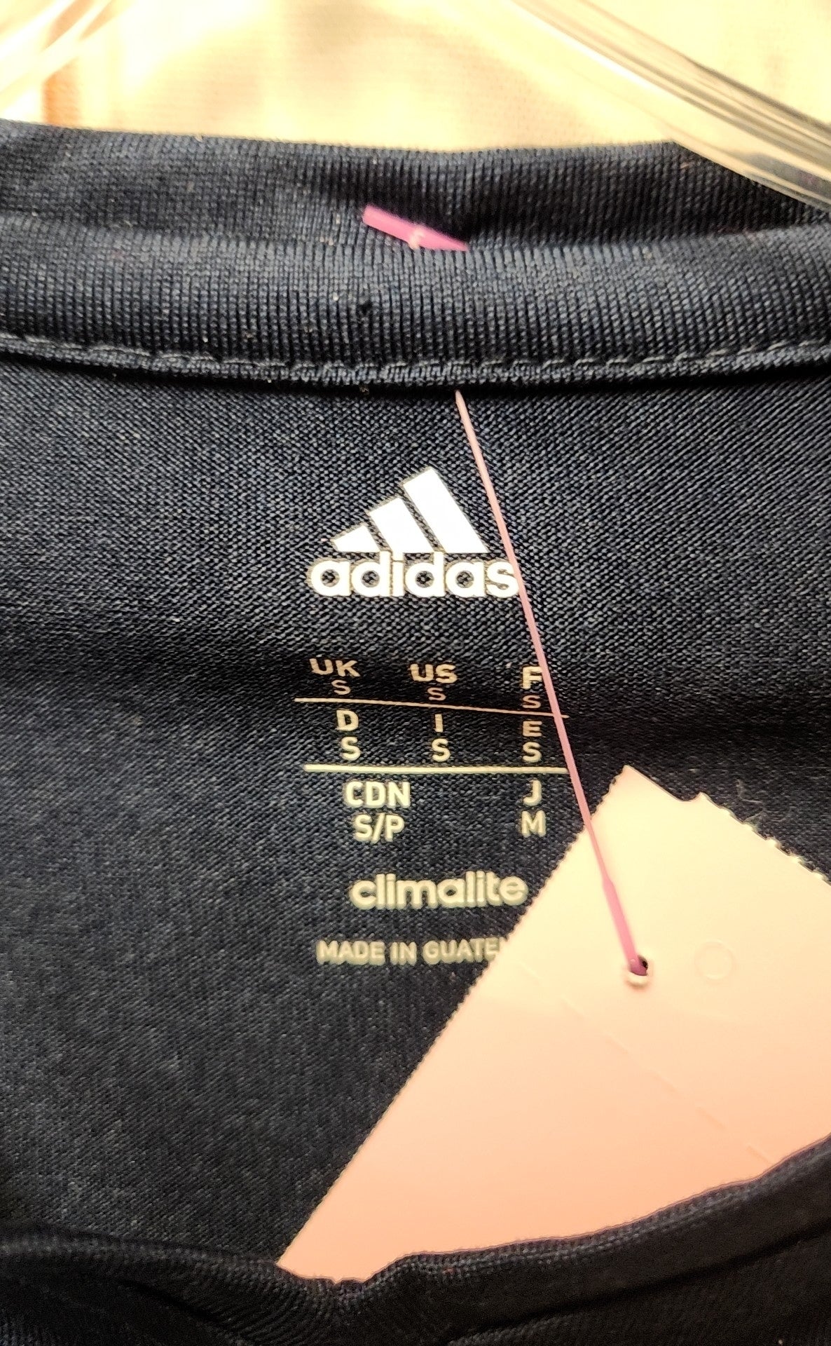 Adidas Women's Size S Navy Short Sleeve Top