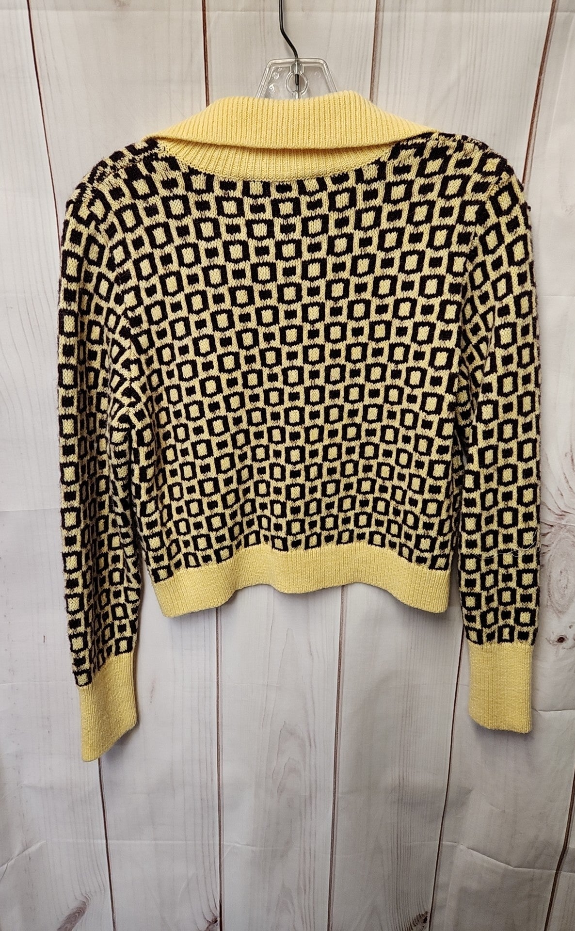 Zara Women's Size M Yellow Cardigan