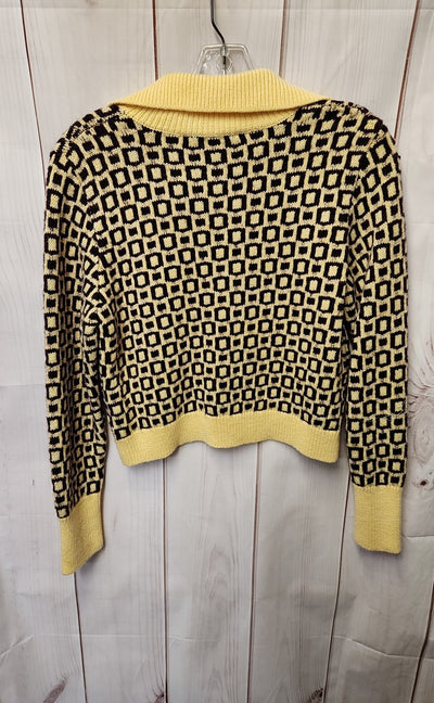Zara Women's Size M Yellow Cardigan