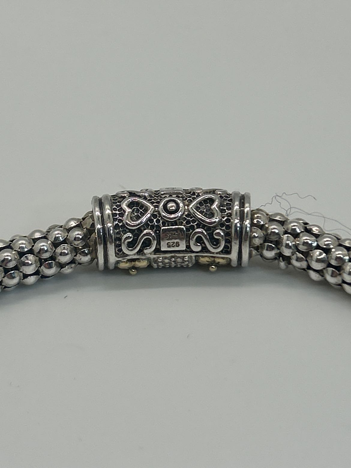 Gabrielle Bruni 14K Gold & .925 Sterling Silver Diamond Necklace & Bracelet Set