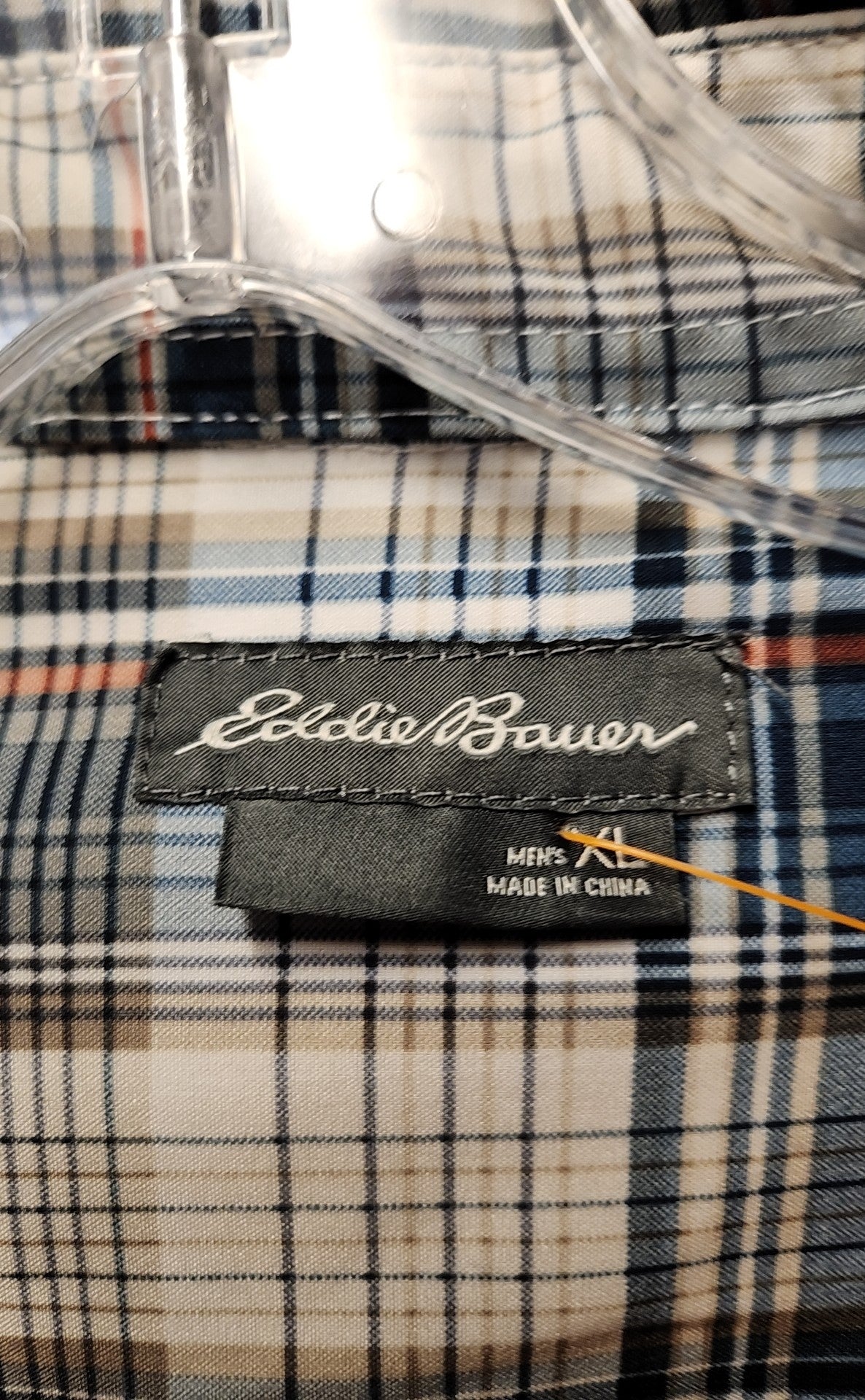 Eddie Bauer Men's Size XL Green Shirt