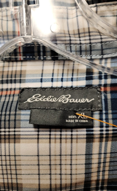 Eddie Bauer Men's Size XL Green Shirt