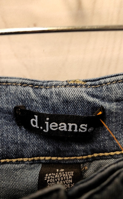 D Jeans Women's Size 31 (11-12) Blue Jeans