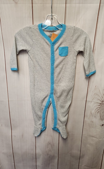 NWT Carters Boy's Size 9 Months Gray Pajamas