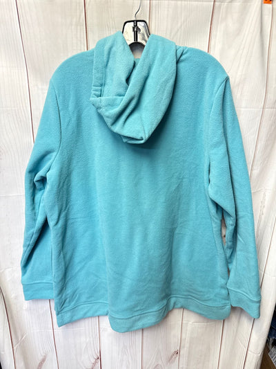 D & Co Active Women's Size L Teal Sweatshirt