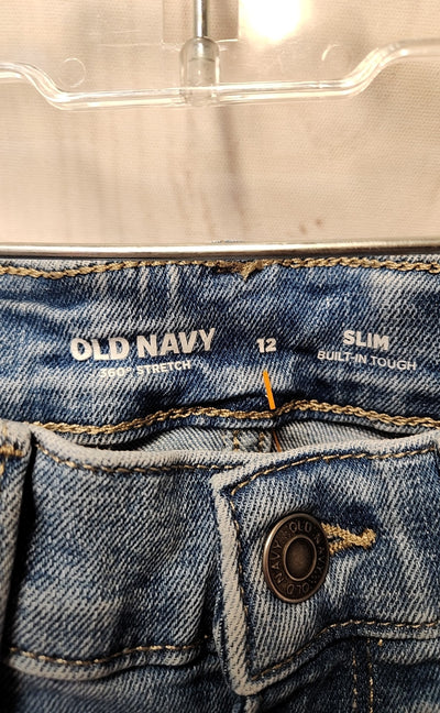 Old Navy Girl's Size 12 Blue Jeans Slim