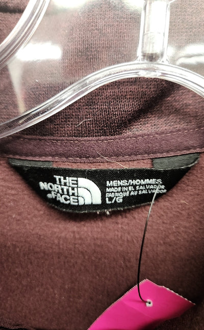 North Face Men's Size L Maroon Sweatshirt