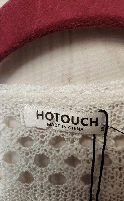 NWT Hotouch Women's Size S White Cardigan