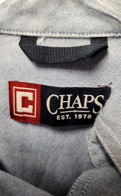 Chaps Men's Size M Blue Shirt