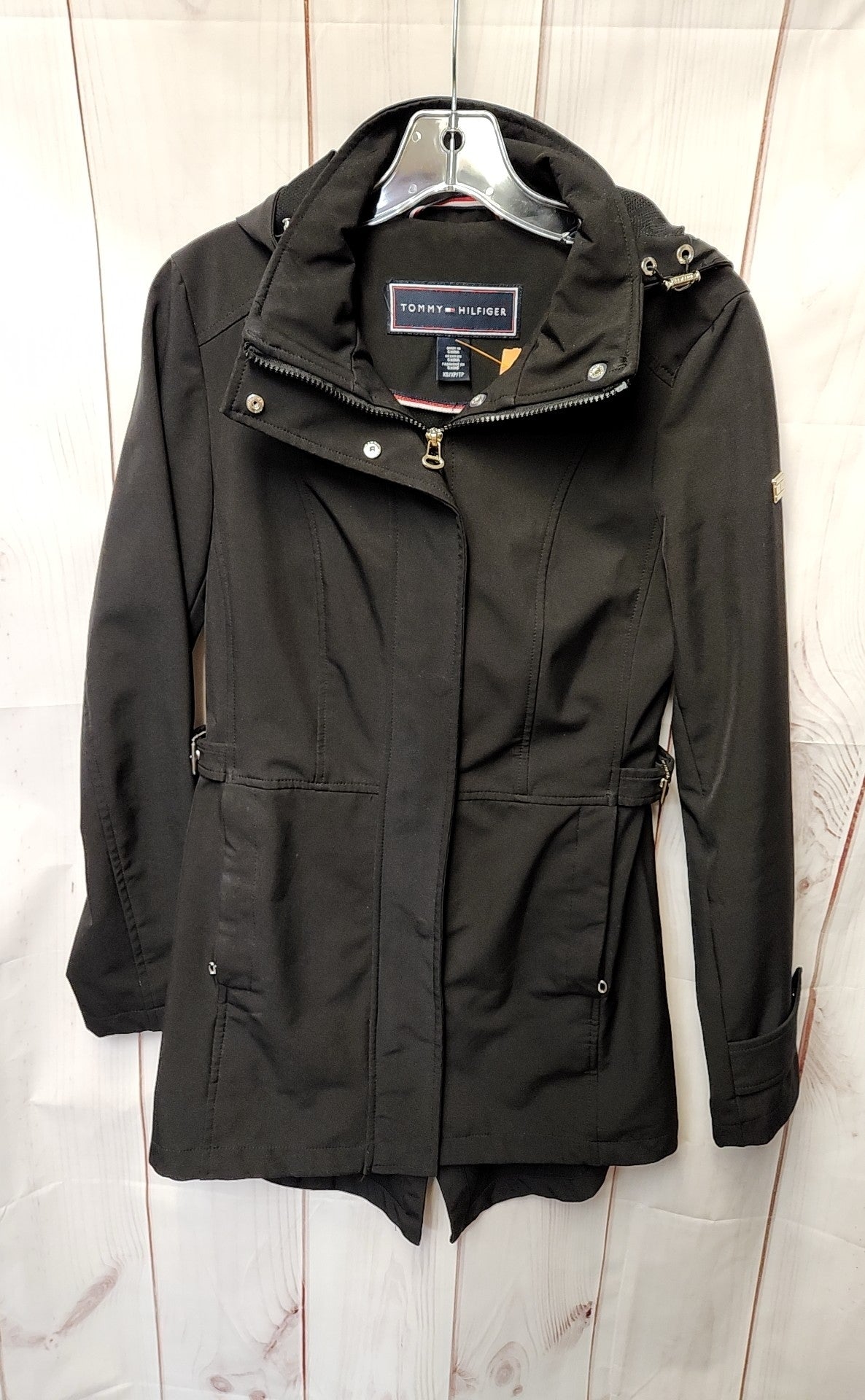 Tommy Hilfiger Women's Size XS Black Coat