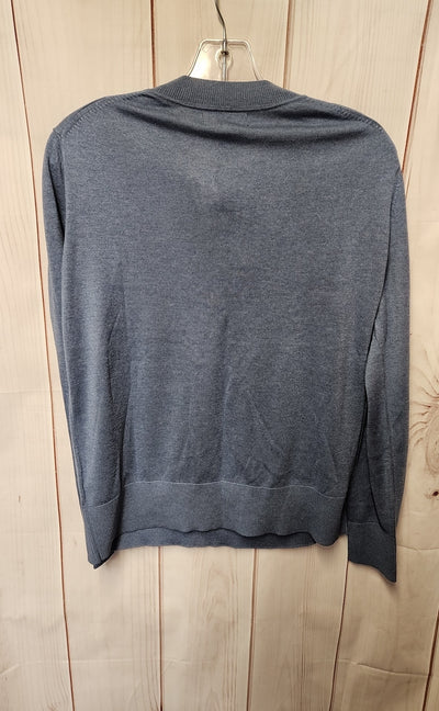 NWT Banana Republic Women's Size S Blue Silk Cashmere Sweater